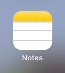 تطبيق Notes