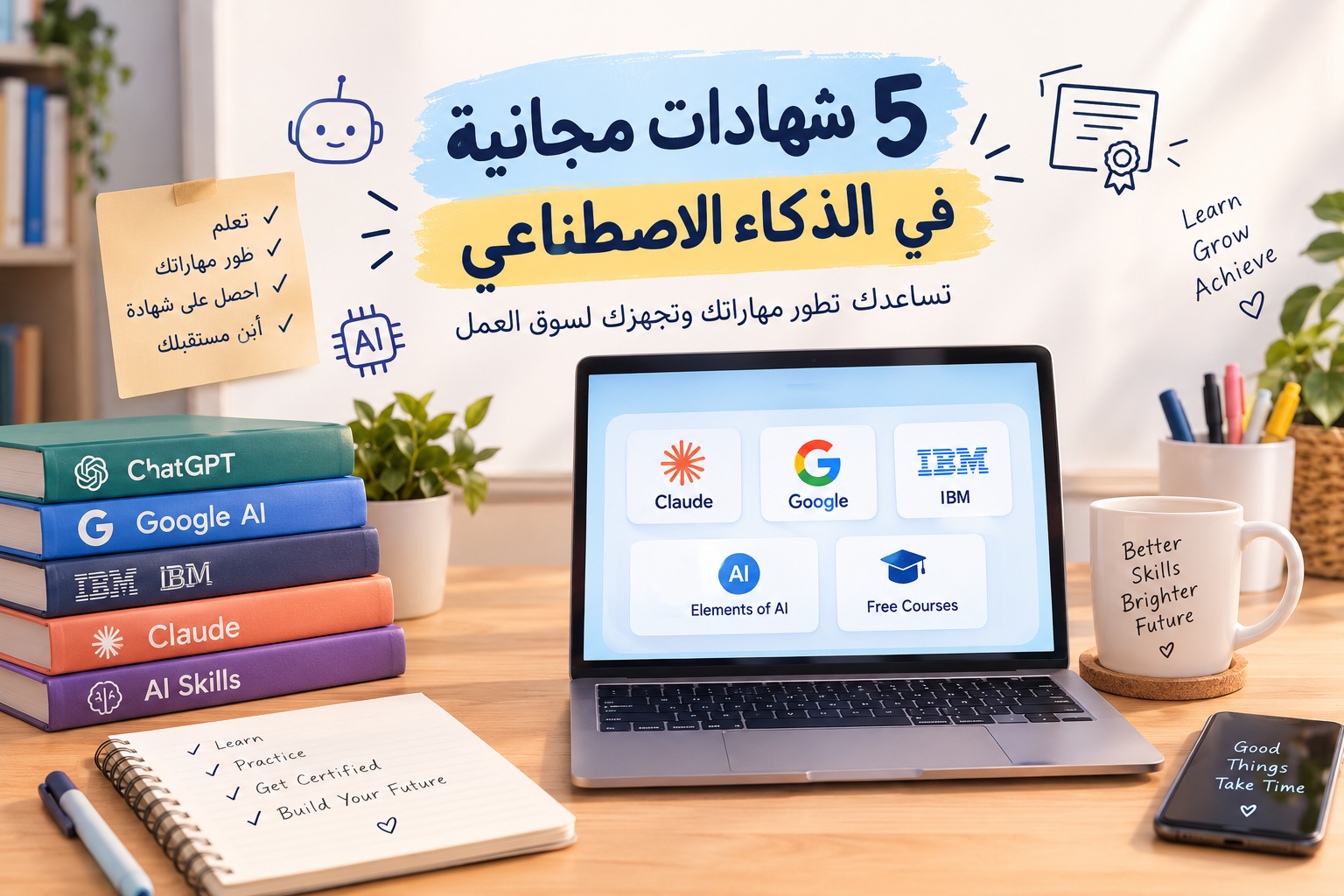 شهادات مجانية في الذكاء الاصطناعي