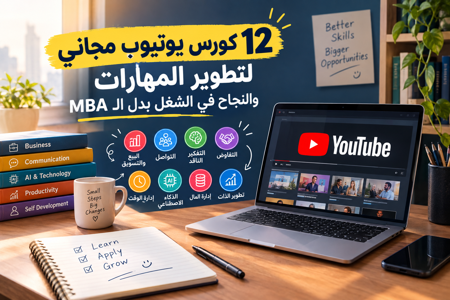 كورس يوتيوب مجاني