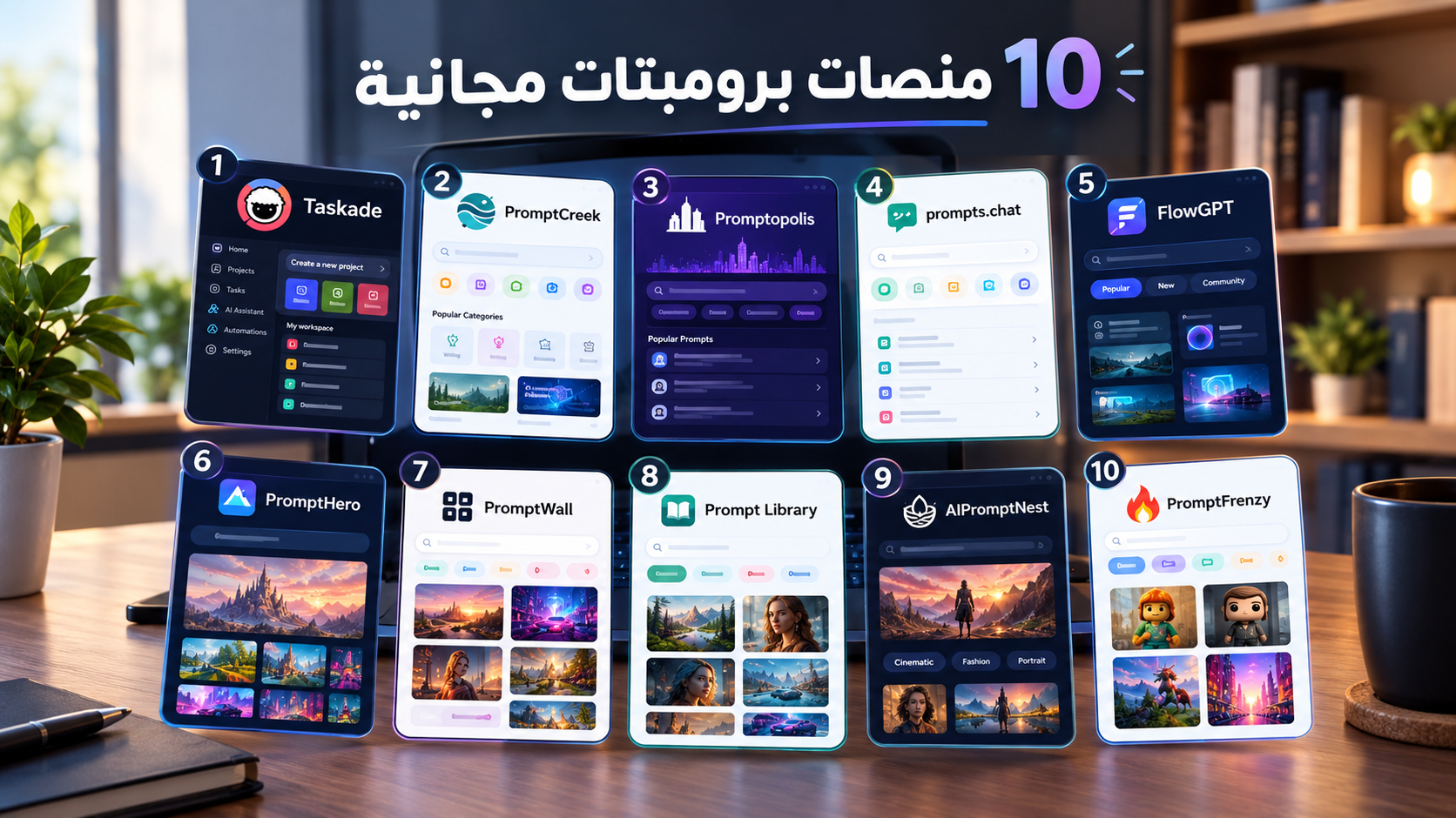 منصات البرومبتات المجانية